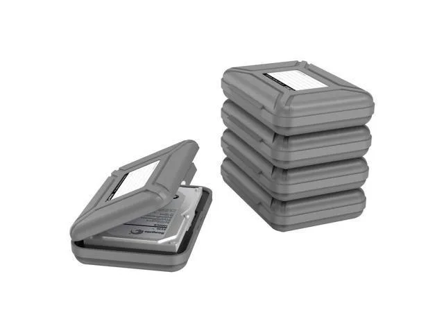LORDWORLD LORDWORLD 3.5 inch HDD SSD storage case 5 pack PHX5S — product photo