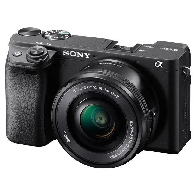 Sony Sony Alpha a6400 24.2MP Compact Mirrorless Camera with 16-50mm f/3.5-5.6 Lens — product photo