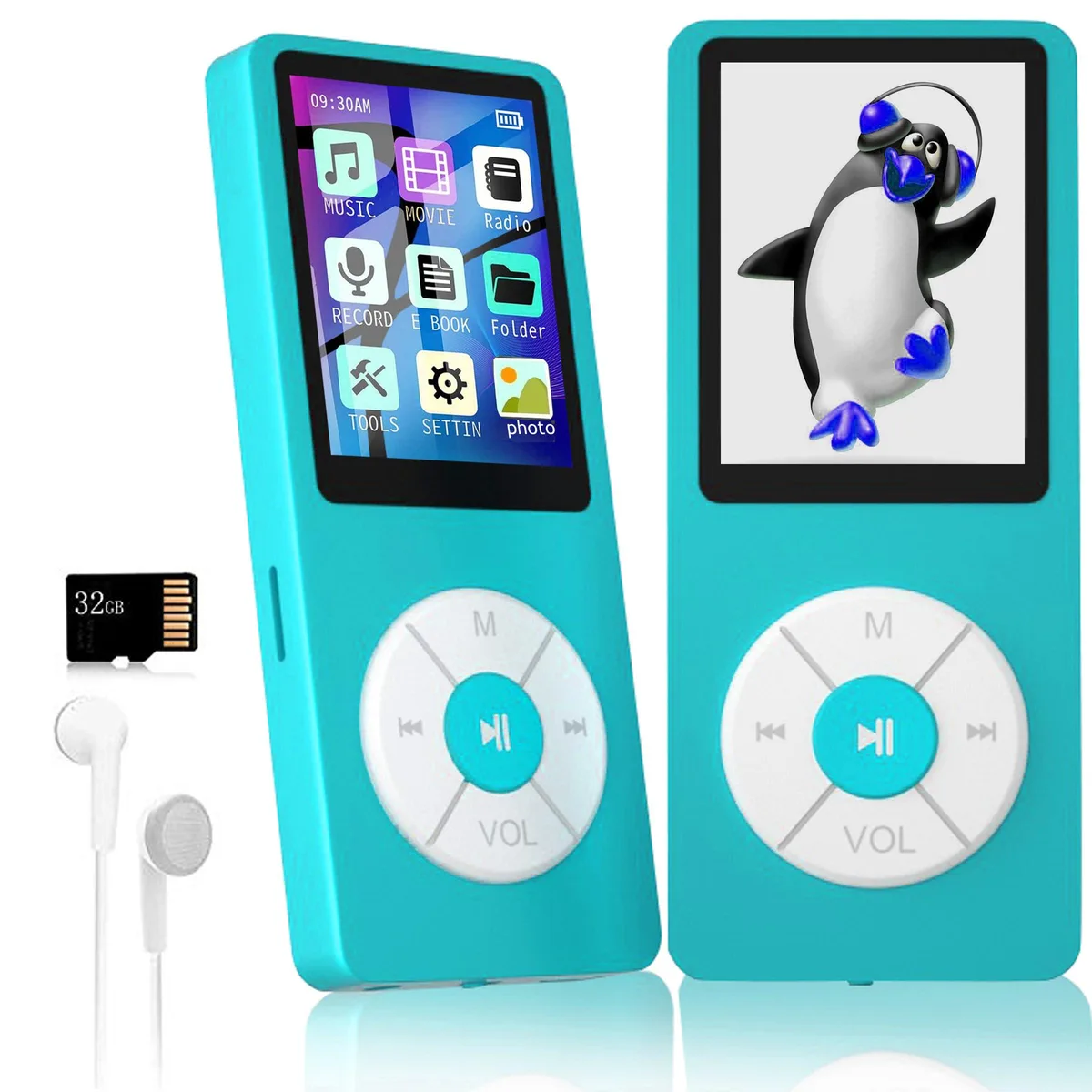  Xidehuy MP-BLUE*13 MP3 Player 32 GB Sky Blue — product photo