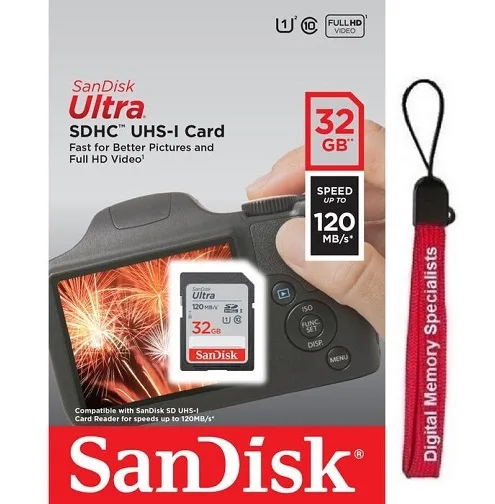 SanDisk SanDisk Ultra SDHC 32GB UHS-I U1 120MB/s SDSDUN4-032G-GN6IN — product photo