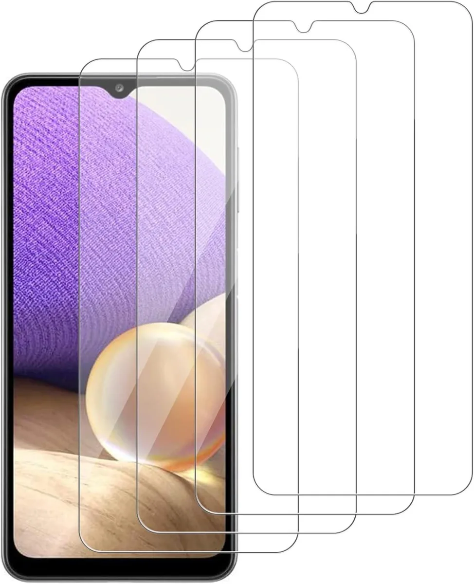 KINGARD KINGARD Glass Screen Protector for Samsung Galaxy A32 5G 4 Pack — product photo
