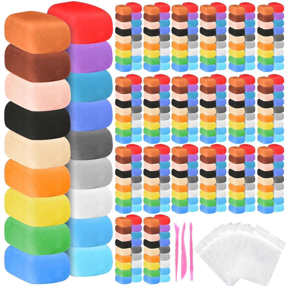 Avery Poen 48 Pcs Air Dry Clay Kit 24 Colors 10g Sculpting Tool — product photo