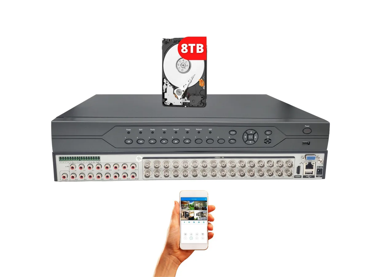 Evertech USA Evertech USA 32 Channel H.265 DVR 8TB 16 Audio Input — product photo