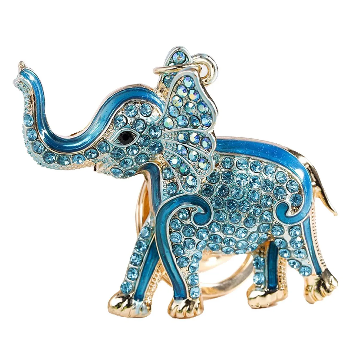  Viator Gear Elephant Keychain Zinc Alloy Blue 12 — product photo