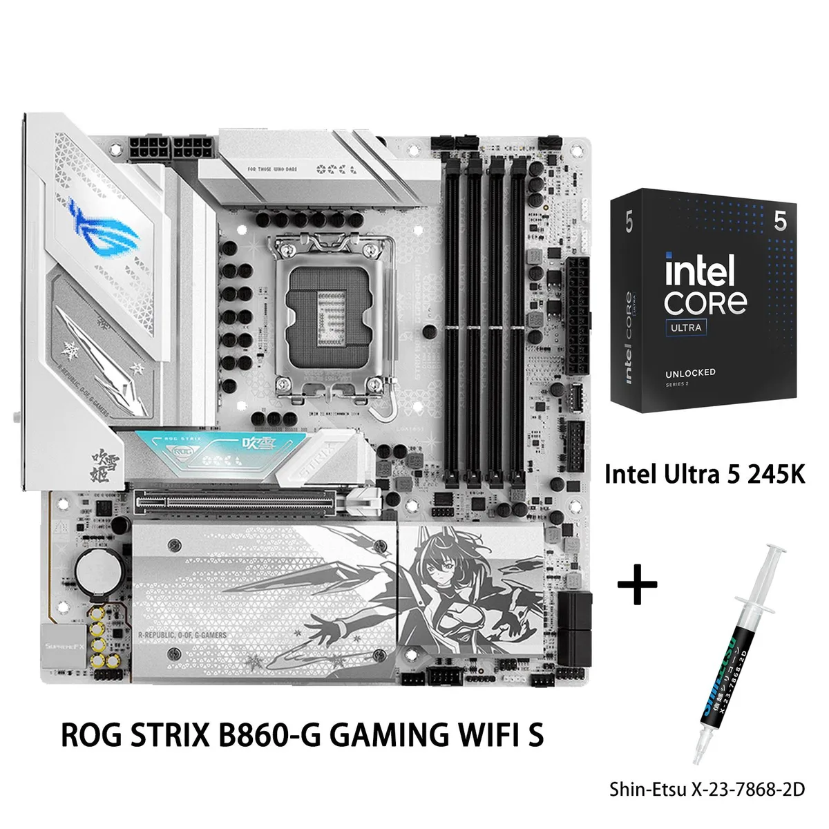 ASUS ASUS ROG STRIX B860-G GAMING WIFI S Intel motherboard &amp; Ultra 5 245K CPU combo — product photo