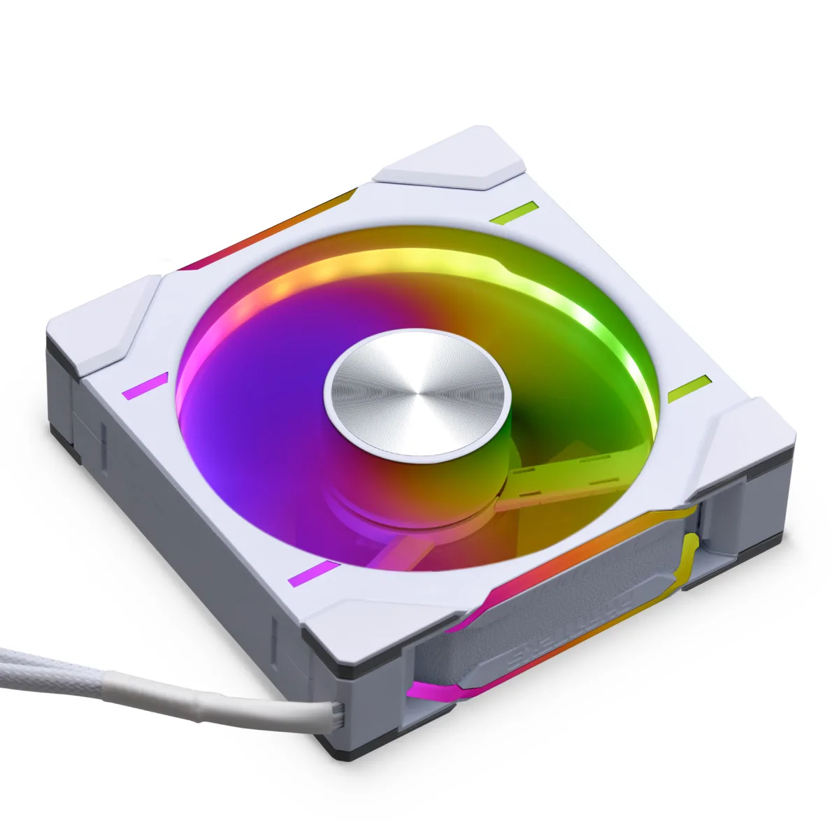 Phanteks Phanteks PH-F120D30_DRGB_PWM_WT01 120mm 30mm DRGB PWM case fan White — product photo