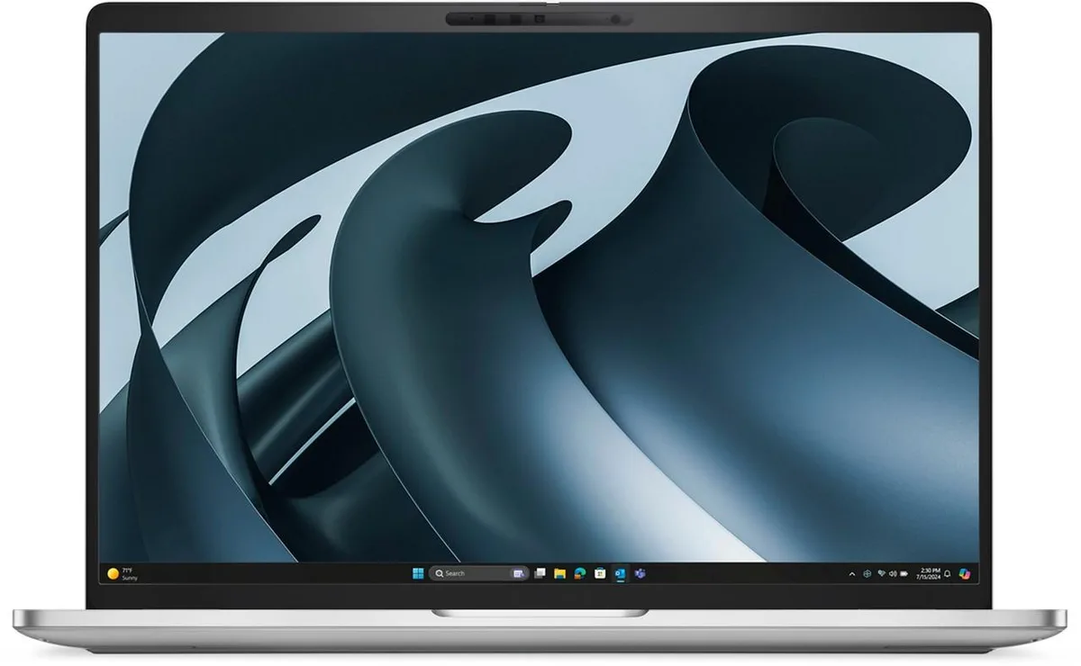 DELL Dell Pro 16 Plus PB16255 laptop, 16" FHD+, AMD Ryzen AI PRO 7 350, 32 GB LPDDR5, 512 GB SSD, Aluminum — product photo