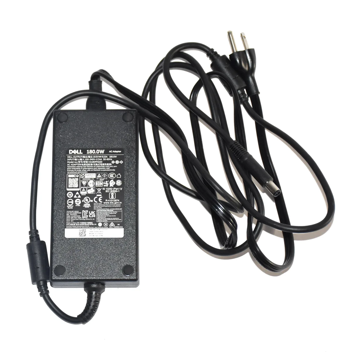 DELL DELL HA180PM220 180W Power Adapter 19.5V 9.23A 7.4mm V52PN — product photo