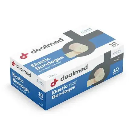 Dealmed Dealmed 783061 Elastic Bandage Self-Closure 6" 4.5 yds 10/Bx 10PK first aid — product photo