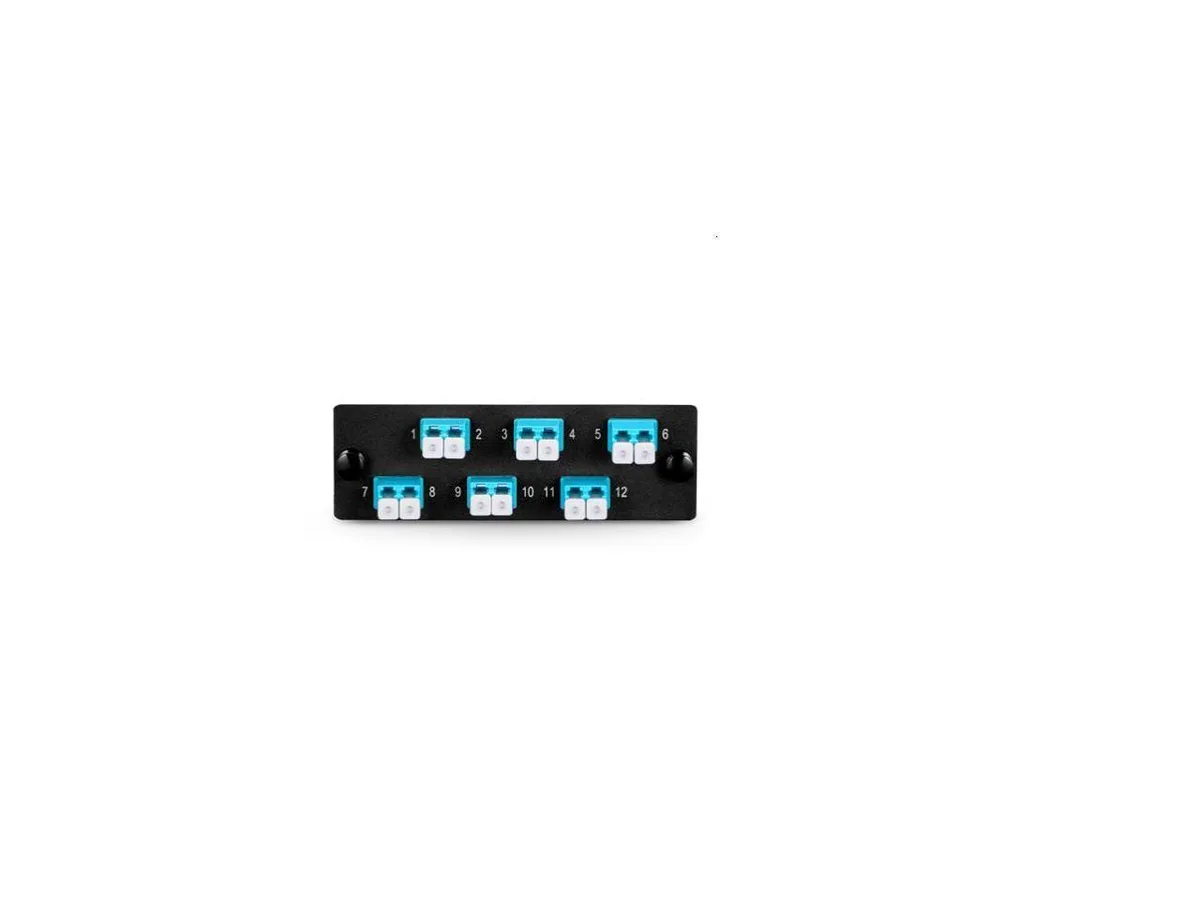 Other Electricities Other Electricities FAP6WAQDLCZ Fiber Adapter Panel 6 LC Duplex 12 Ports 109×35×44 mm — product photo