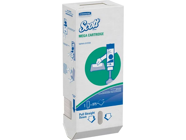 Scott Scott 98908 Mega Cartridge Napkins 6x875 5250 count 6.5x8.4 in — product photo