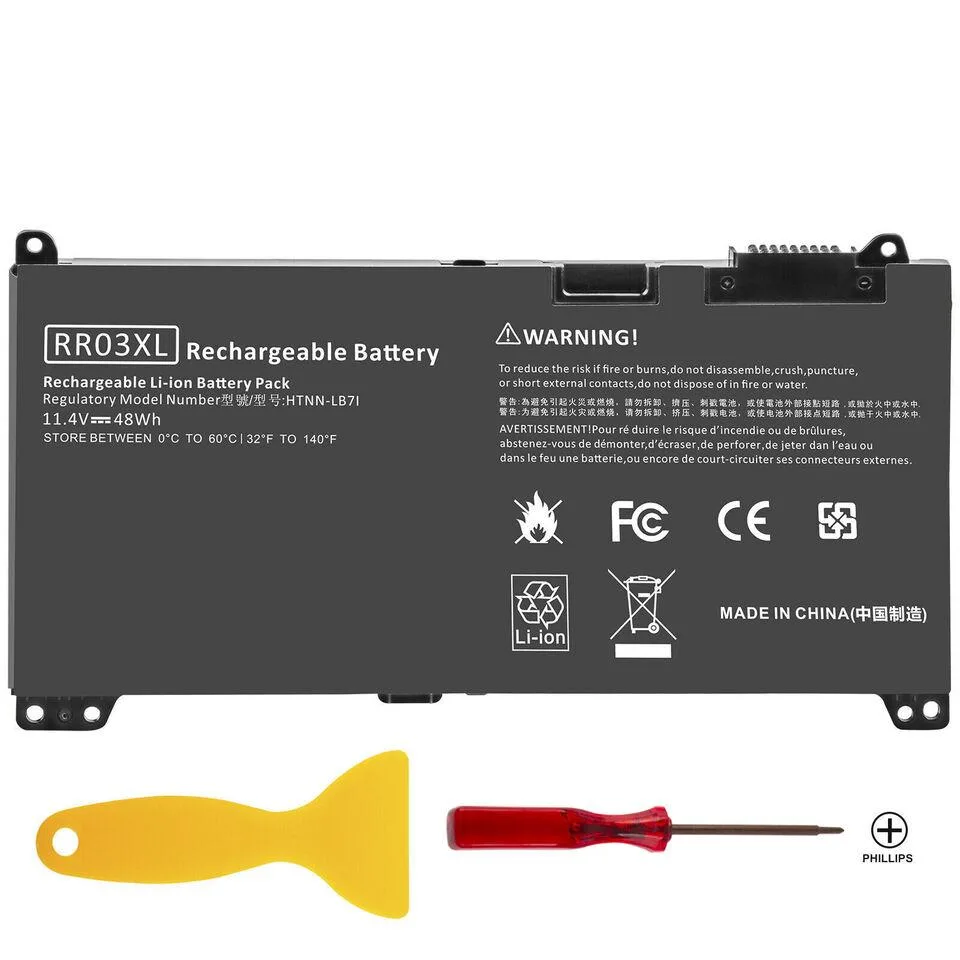 HP HP RR03XL RR03048XL 11.4V 48W 3-Cell Laptop Battery — product photo