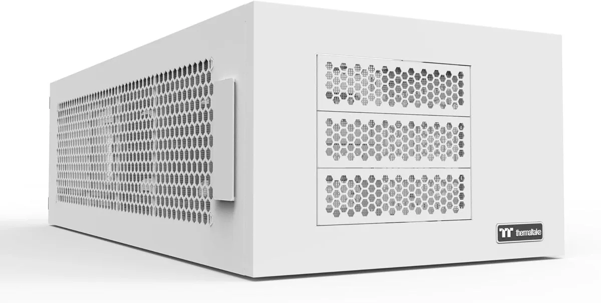 Thermaltake Thermaltake AX100 Snow Pedestal CA-11C-00D6NN-00 PC case — product photo