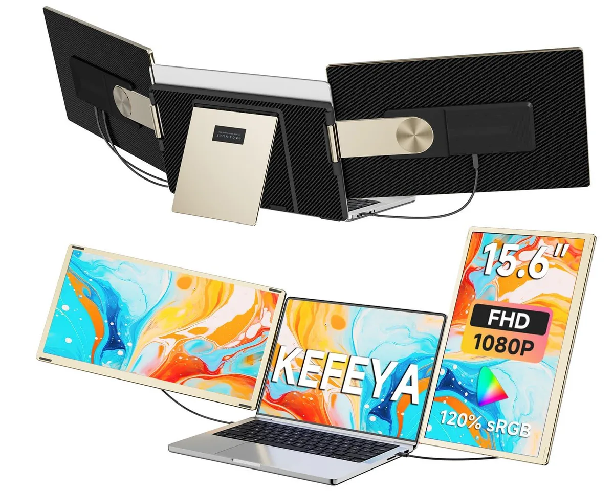 Laptomo Laptomo 15.6" FHD 1080P Triple Portable Monitor 13-17.3 — product photo