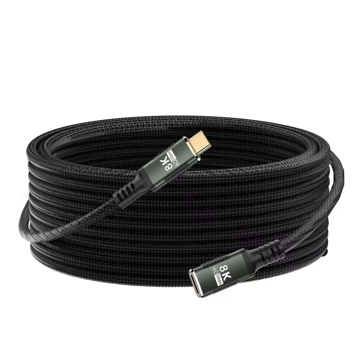 Vszerda Vszerda USB-C Extension Cable 10ft Male-to-Female 40Gbps 8K 240W — product photo