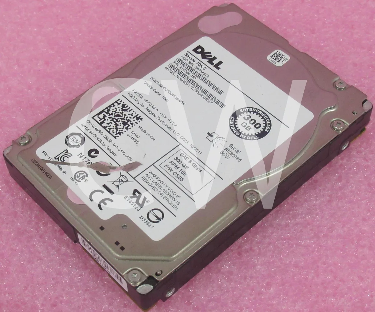 Seagate Seagate ST9300605SS 745GC 0745GC 300GB 10000RPM 6Gb/s 64MB 2.5" SAS internal hard drive — product photo