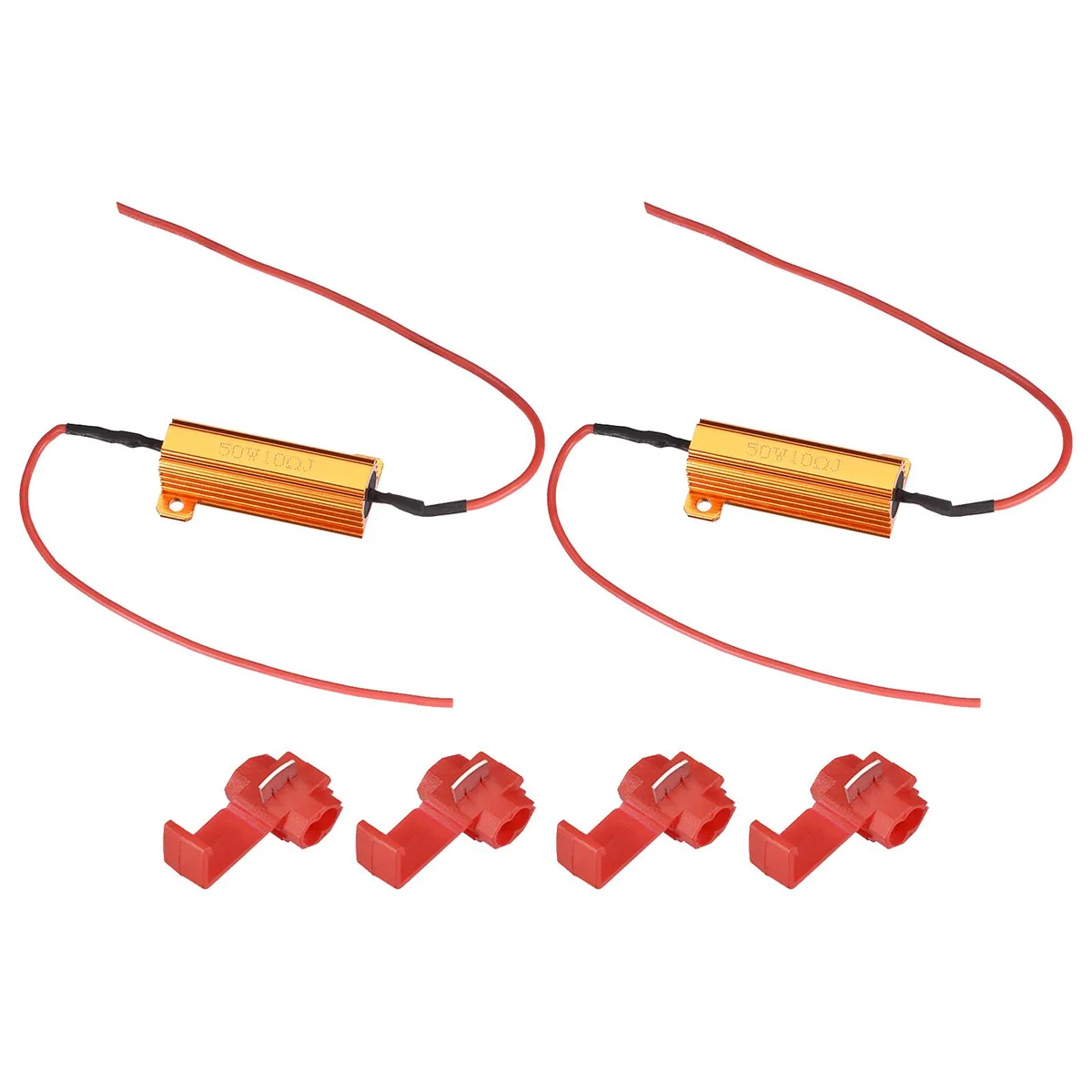 Unique-Bargains Unique-Bargains 2pcs 50W 10 ohm Load Resistor passive component — product photo