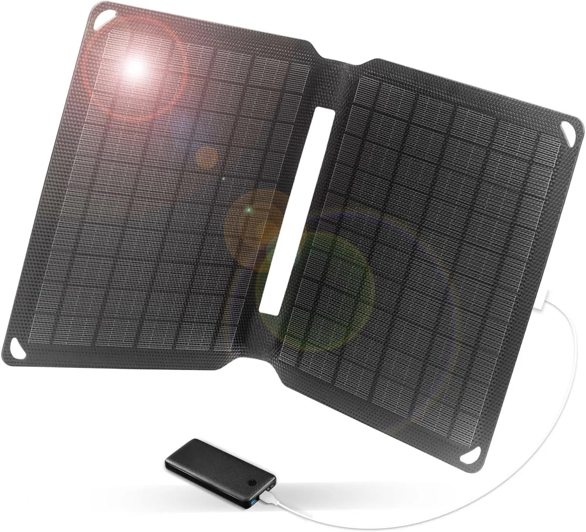 PISKEKAT PISKEKAT 10W Foldable Solar Charger IP67 24% Efficiency — product photo