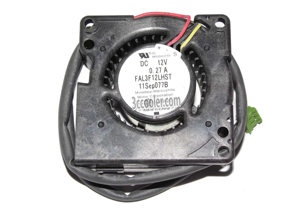 OEM Industries OEM Industries FAL3F12LHST 5020 50mm 12V .27A 3 Pin centrifugal blower CPU cooler — product photo