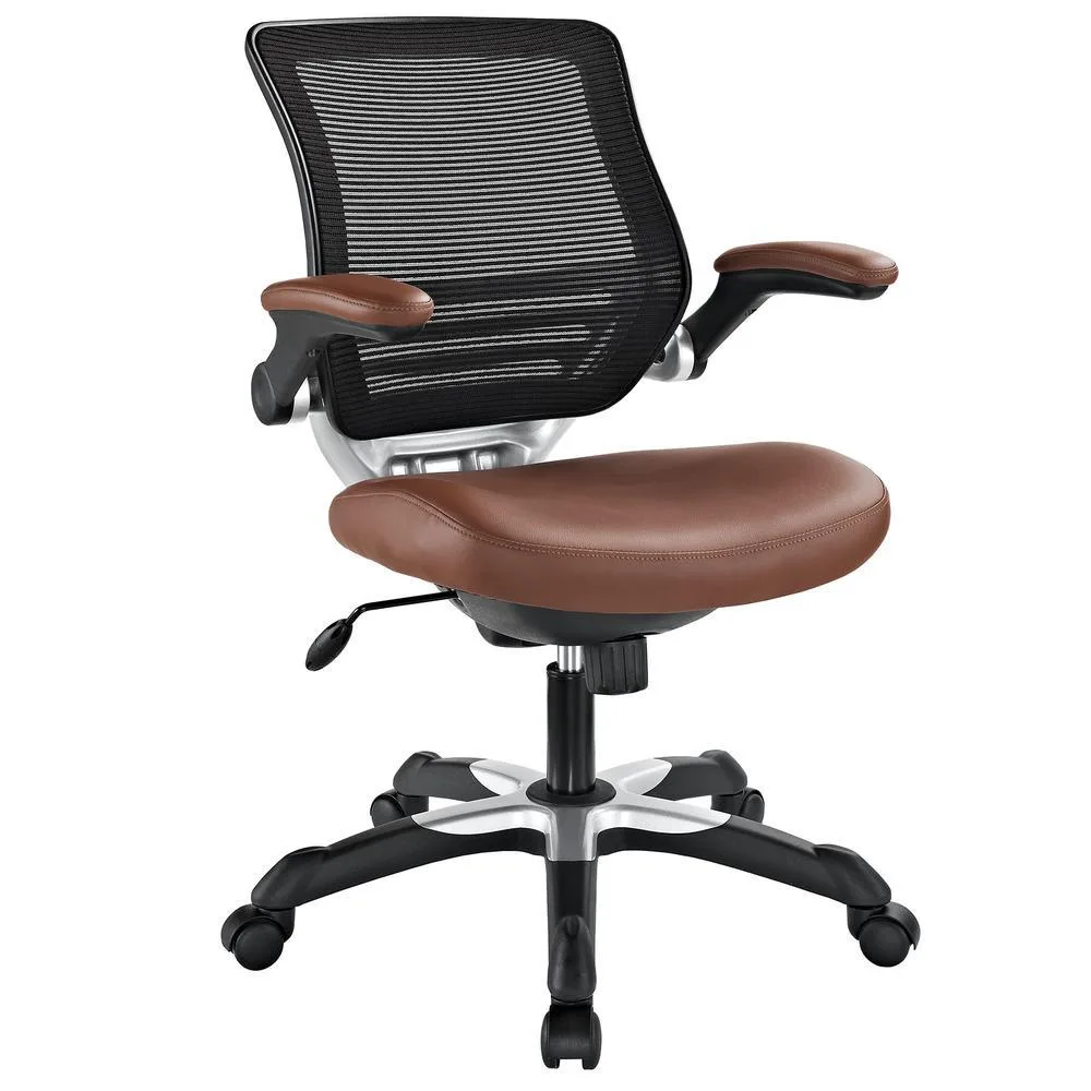 LexMod LexMod Edge Vinyl Office Chair Tan — product photo