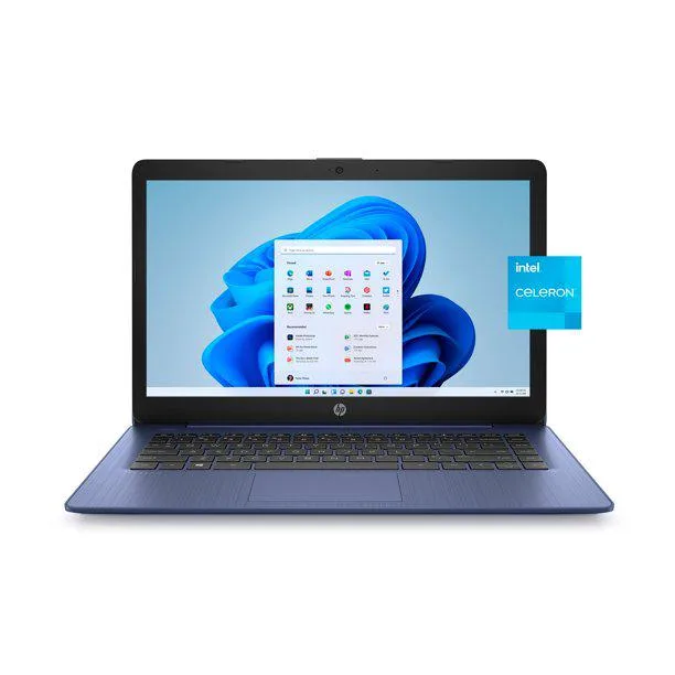 HP HP Stream 14-cb171wm laptop Intel Celeron N4000 4 GB 64 GB eMMC Windows 10 S Blue — product photo