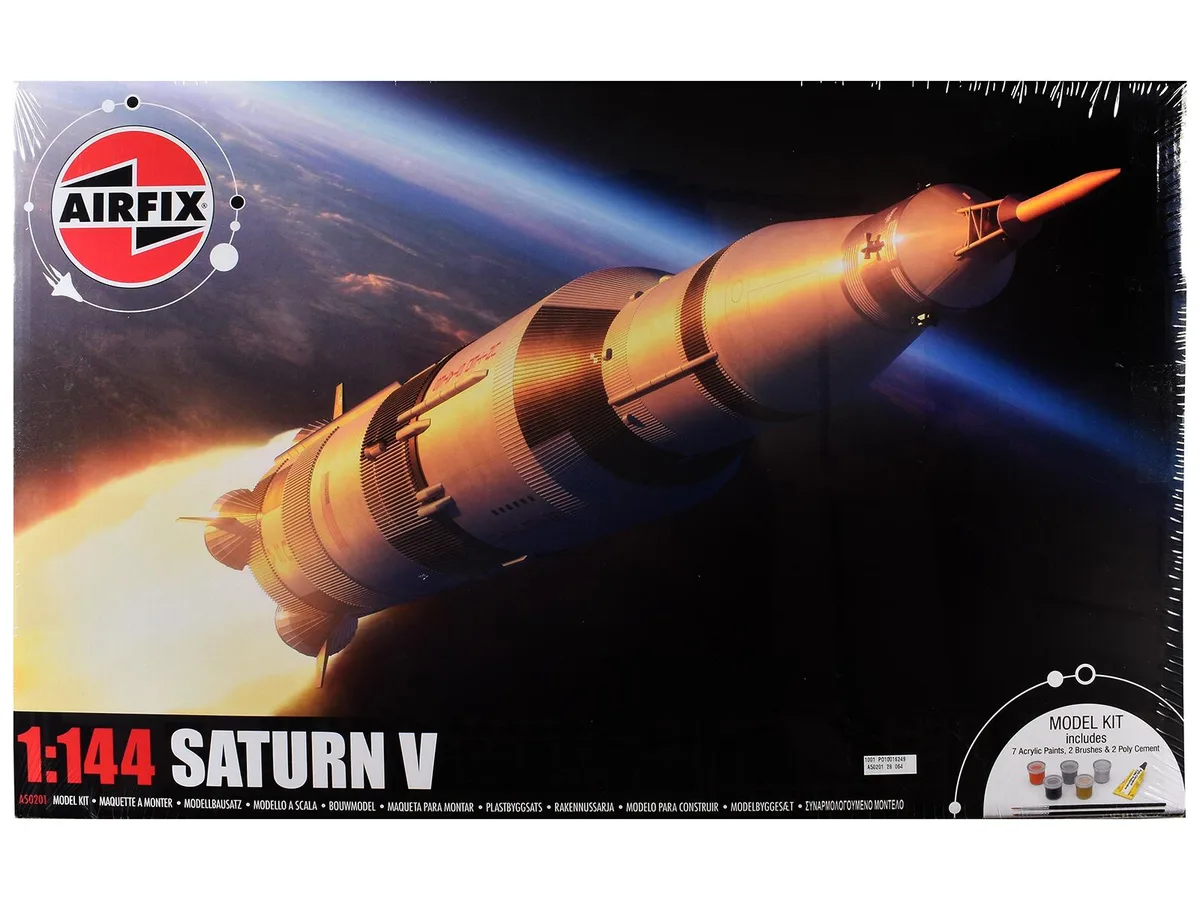 Airfix Airfix NASA Saturn V Rocket Gift Set Level 3 1/144 79 Parts — product photo