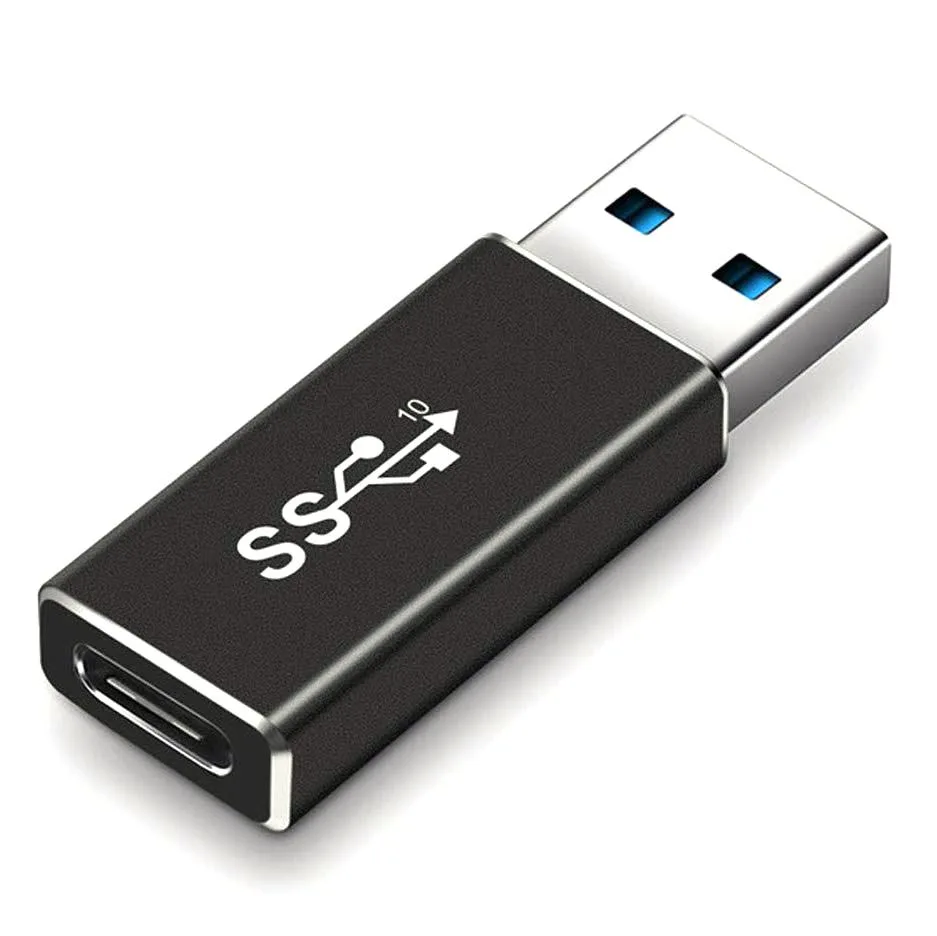 WIILGN WIILGN USB 3.1 Gen 2 USB-A Male to USB-C Female Adapter 10Gbps Double-Sided IC Chip Part USB2C-8760 — product photo