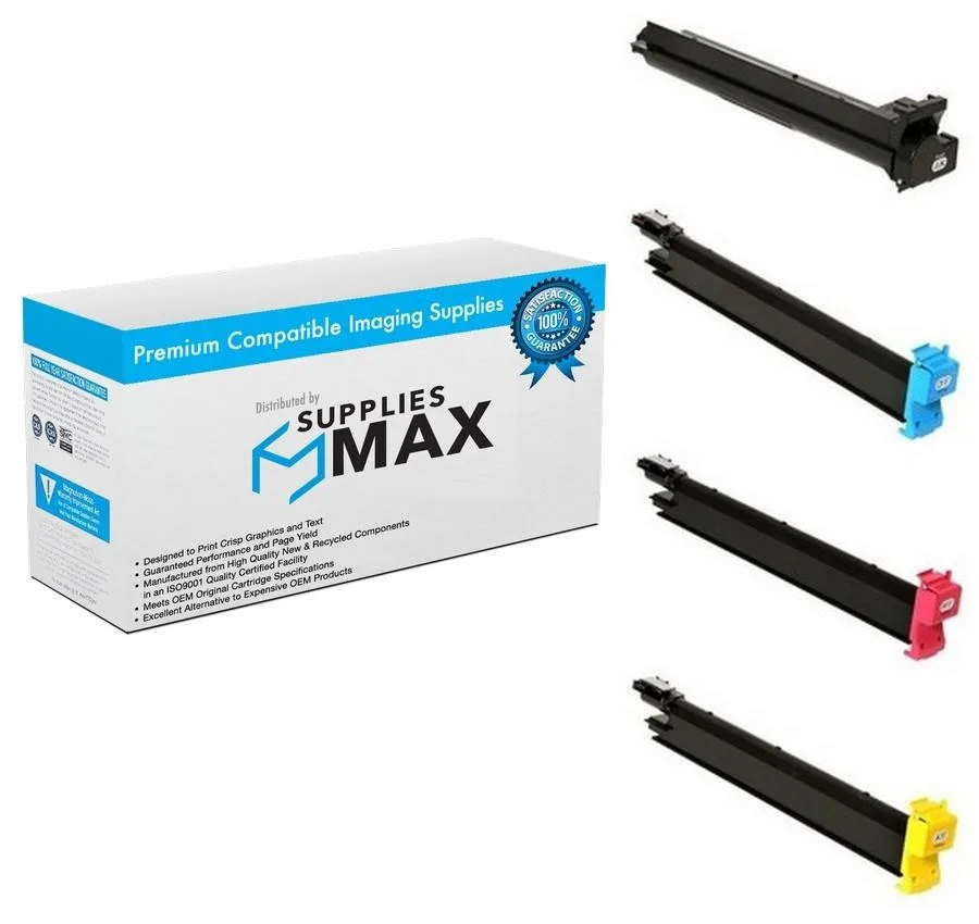 SuppliesMax SuppliesMax TN-210MP toner cartridge combo pack (BK/C/M/Y) — product photo