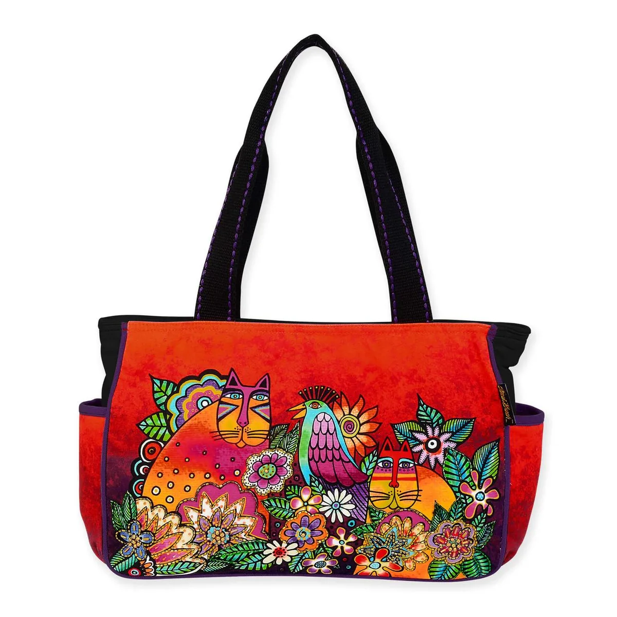 Sun 'N' Sand Sun 'N' Sand Laurel Burch Chant D'Oiseau Medium Tote Bag 15" x 4" x 10 — product photo