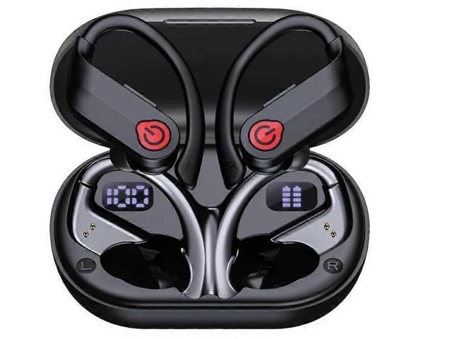 LORDWORLD LORDWORLD Bluetooth 5.3 Earbuds 120H IPX7 Black — product photo