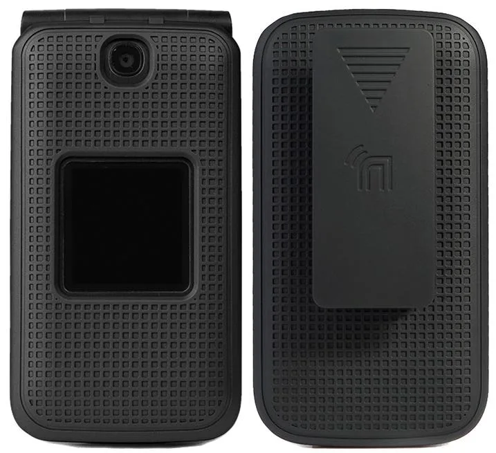 Nakedcellphone Nakedcellphone Grid Case + Belt Clip Holster Combo Black 13 positions — product photo