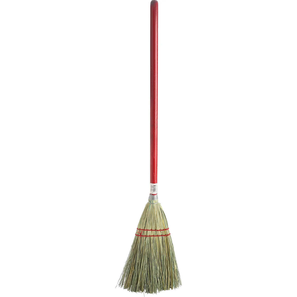 Natural corn-fiber toy broom with 24-inch wooden handle