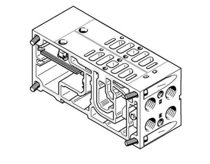 Festo Festo VABV-S4-1HS-G14-2T2 manifold subbase 546211 electrician tool — product photo
