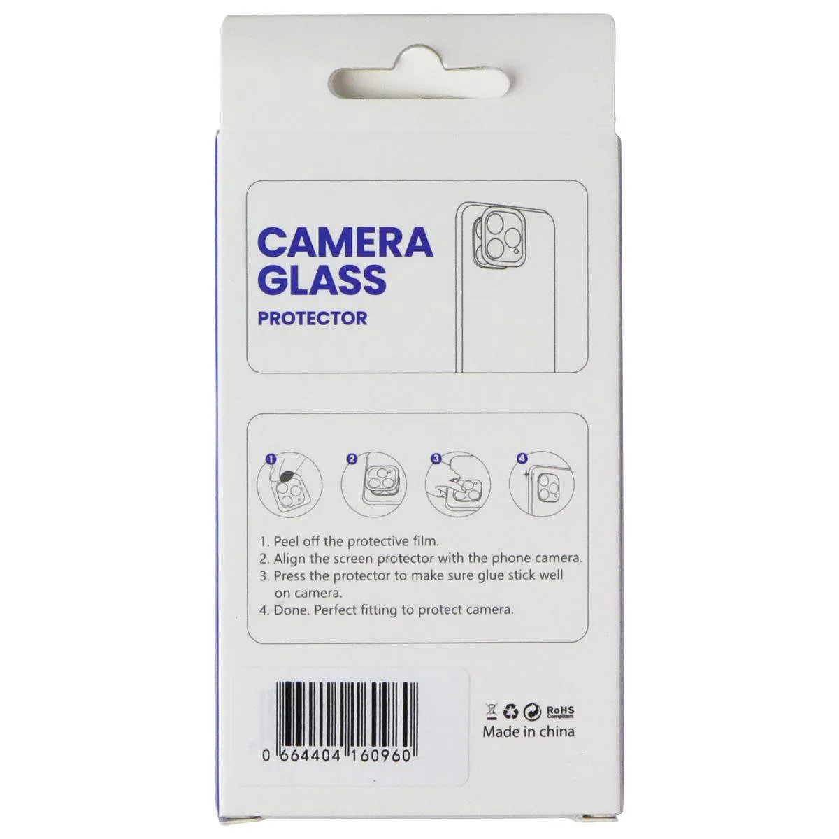 Lito Children’s Wear Lito Children’s Wear Camera Glass Protector iPhone 14/14 Plus Red L-1367 — product photo