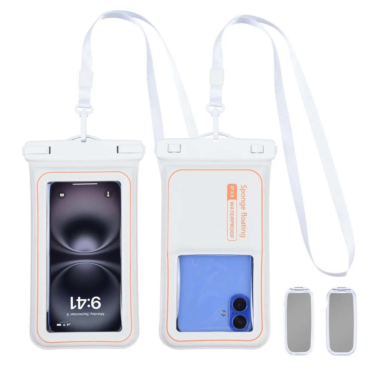 No Sew No Sew Waterproof Phone Pouch IPX8 8.9" Clear — product photo