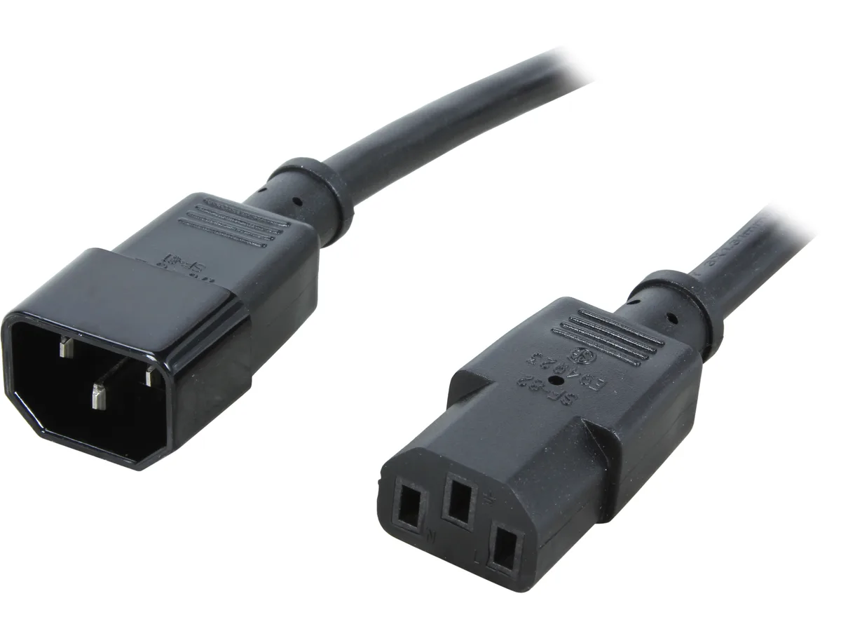 Cables To Go Cables To Go 29934 16 AWG 250V C14 to C13 computer power extension cord 8 ft — product photo