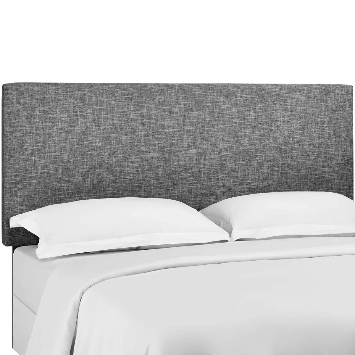 Modway Furniture Modway Furniture Taylor Full/Queen Upholstered Linen Headboard Light Gray 63.5"L 46-54"H — product photo
