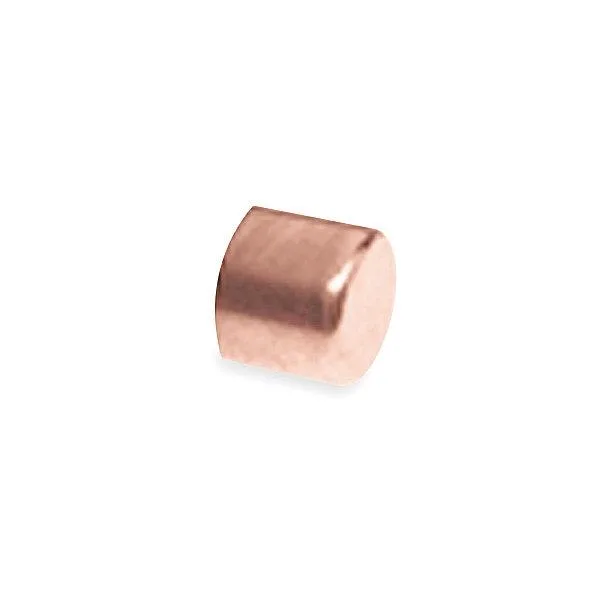 Nibco C617 copper cap fitting 2 inch nominal size