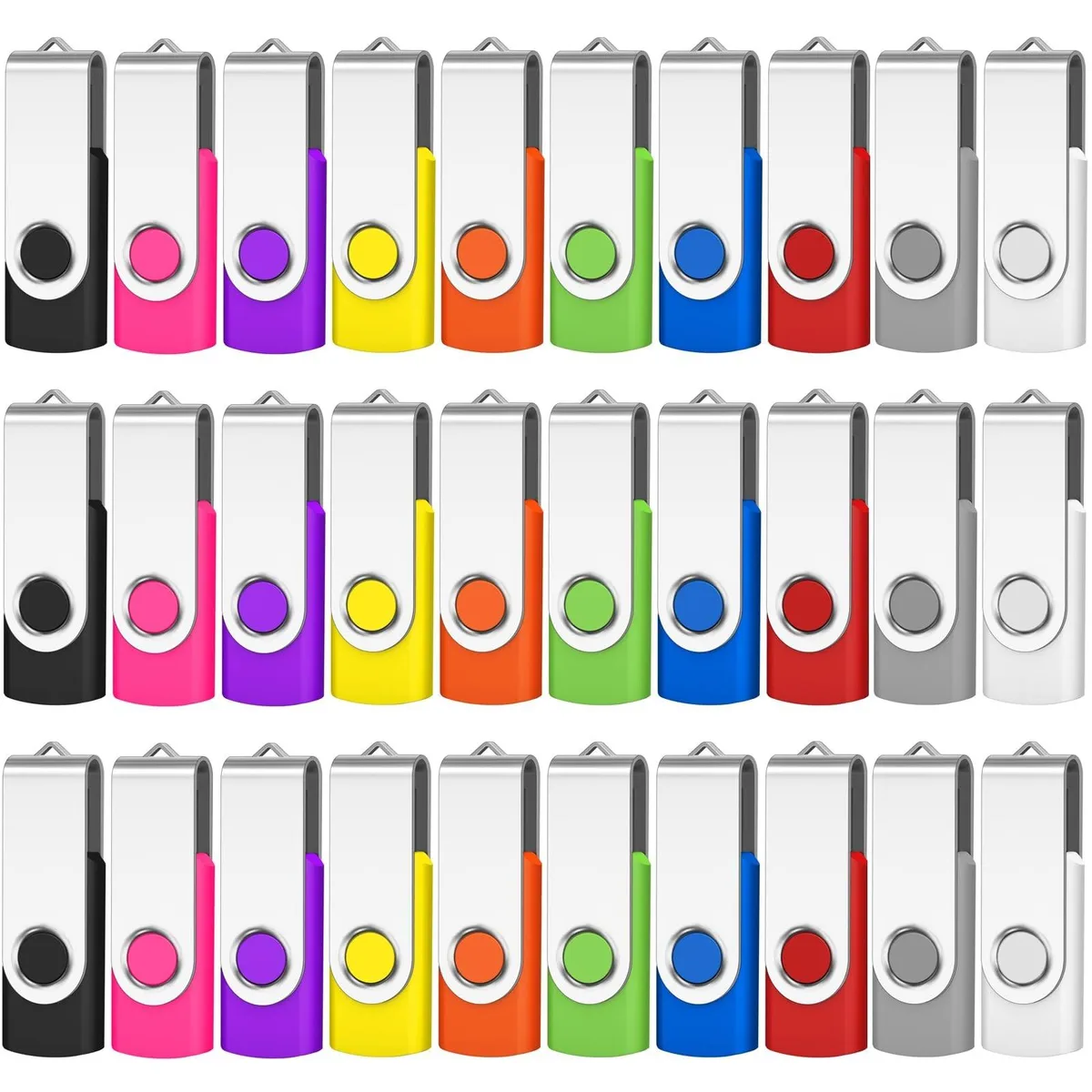 Batianda Batianda 2 in 1 accessory 16 GB USB 2.0 50 pack mix color — product photo