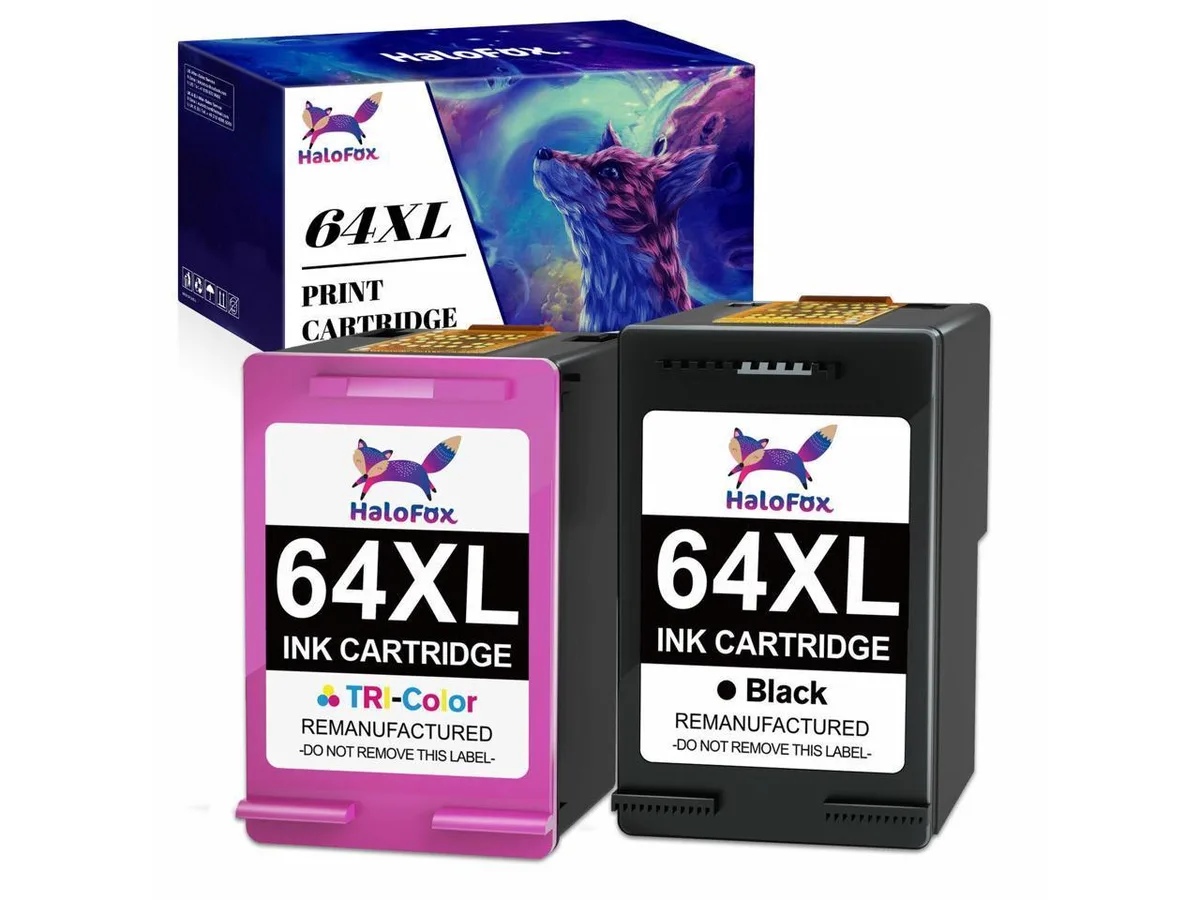 V4ink V4ink 64XL Ink Cartridge Combo Black Tri-Colour 2-pack — product photo