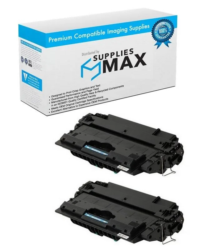 SuppliesMax SuppliesMax HP Q7570AD Black Toner Cartridge 2 Pack 15000 Pages — product photo