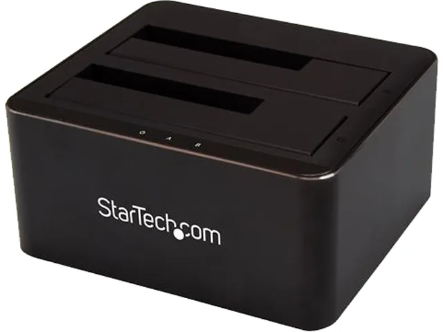 STARTECH STARTECH SDOCK2U33V dual-bay SATA drive enclosure — product photo