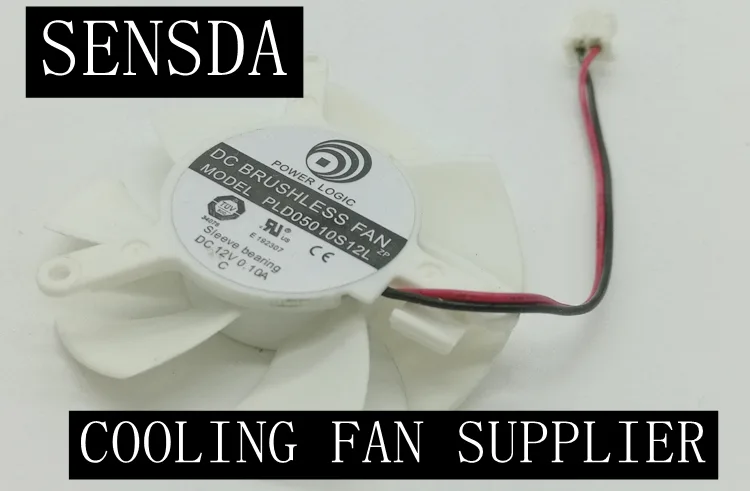 SXDOOL SXDOOL PLD05010S12L 45mm 12V 0.1A 2-pin VGA cooler fan — product photo