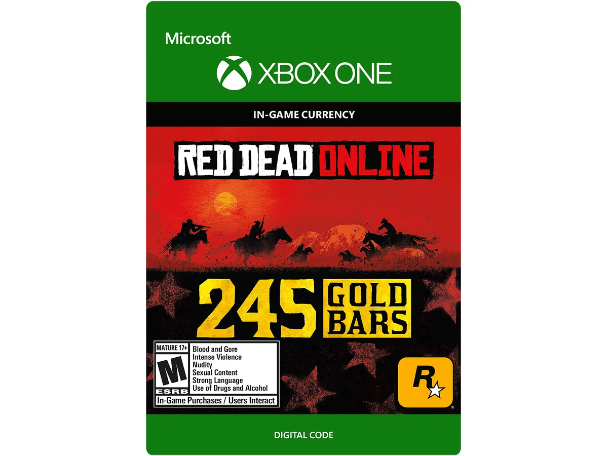 Rockstar Games Rockstar Games KZP-00020 Red Dead Redemption 2 245 Gold Bars Xbox One downloadable game — product photo