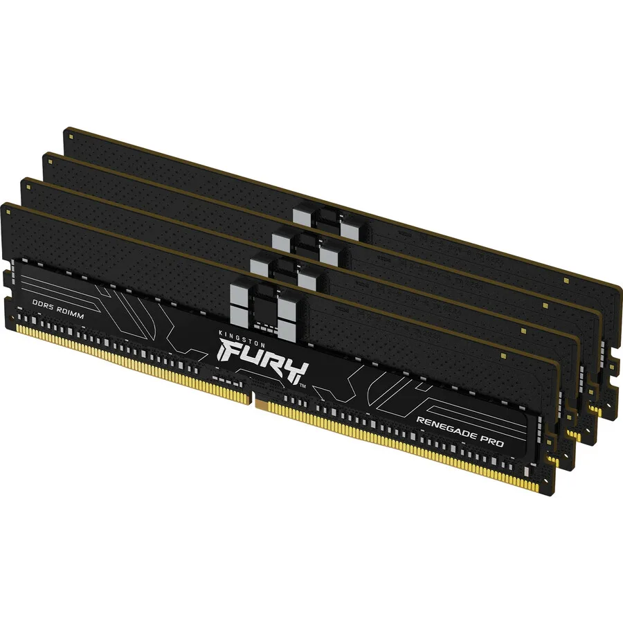 Kingston Technology Corp. Kingston Technology Corp. KF556R36RBK4-128 128GB (4x32GB) DDR5-5600 CL36 ECC RDIMM server RAM — product photo