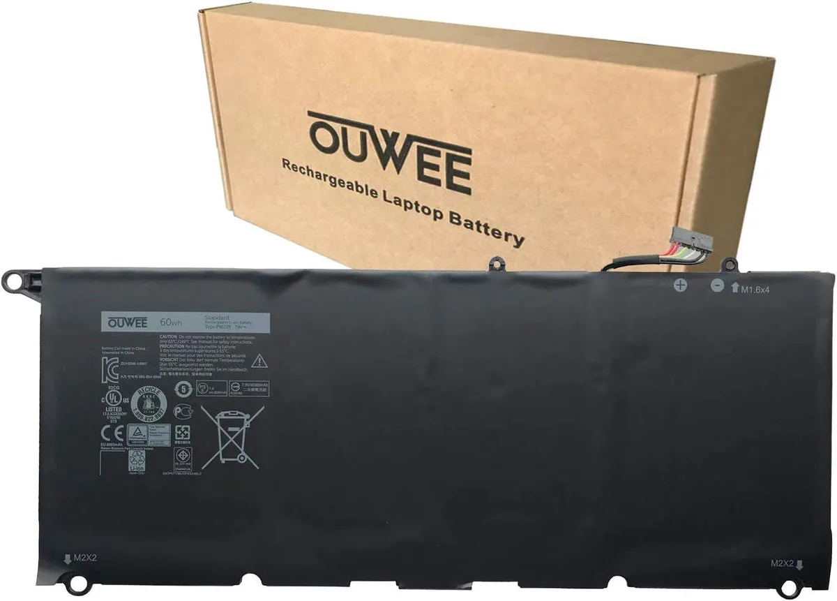 NShi NShi PW23Y laptop battery 7.6V 60Wh 8085mAh Dell XPS 13 9360 — product photo