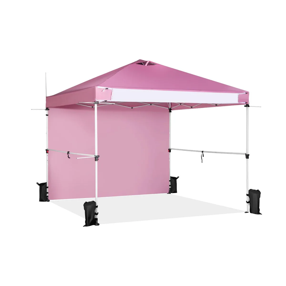 SlickBlue SlickBlue 10 x 10 ft Pop-up Canopy Pink/White — product photo