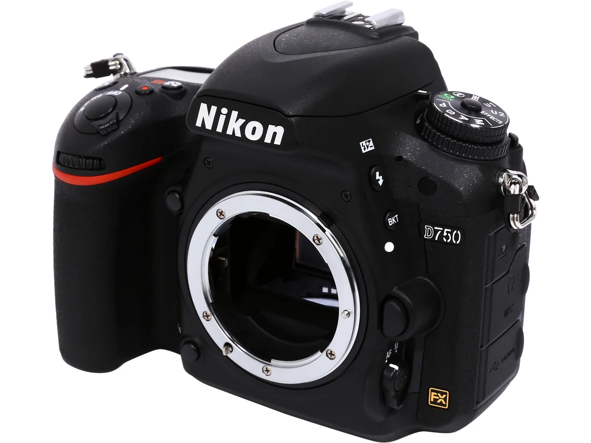 Nikon Inc Nikon Inc D750 1543 Black dslr camera Body Only — product photo