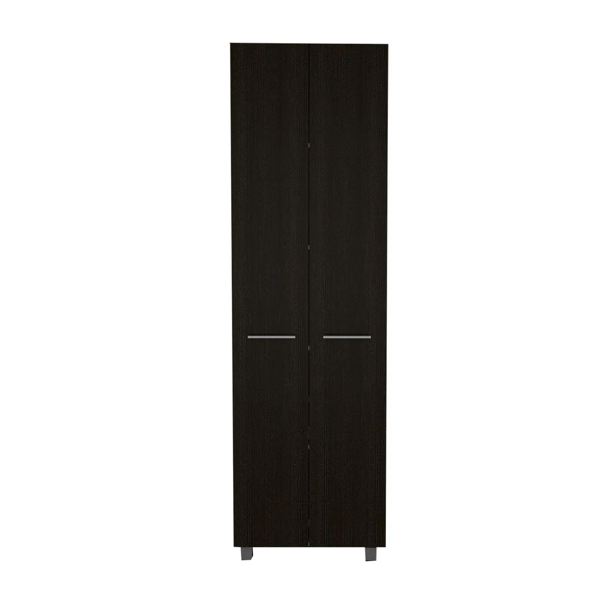 FM FURNITURE FM FURNITURE Pensacola Double Door Pantry Cabinet 23.3" W 78.7" H Black — product photo