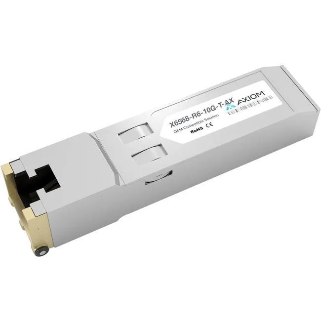 Axiom Axiom X6568-R6-10G-T-AX 10GBASE-T SFP+ Transceiver RJ-45 30m — product photo